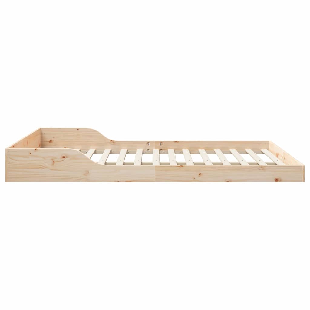 Struttura del letto Marrone 140 x 220 cm Pino massello | homemem39