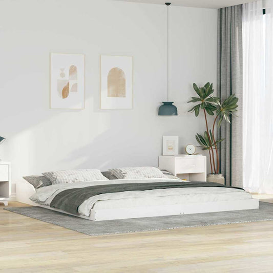 Struttura del letto Bianco 180 x 220 cm Pino massello | homemem39
