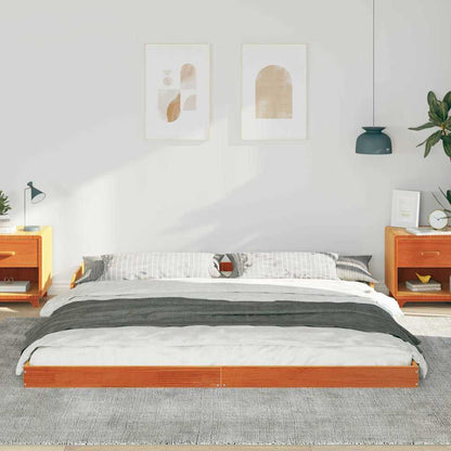 Struttura del letto Marrone cerato 180 x 220 cm Pino massello | homemem39