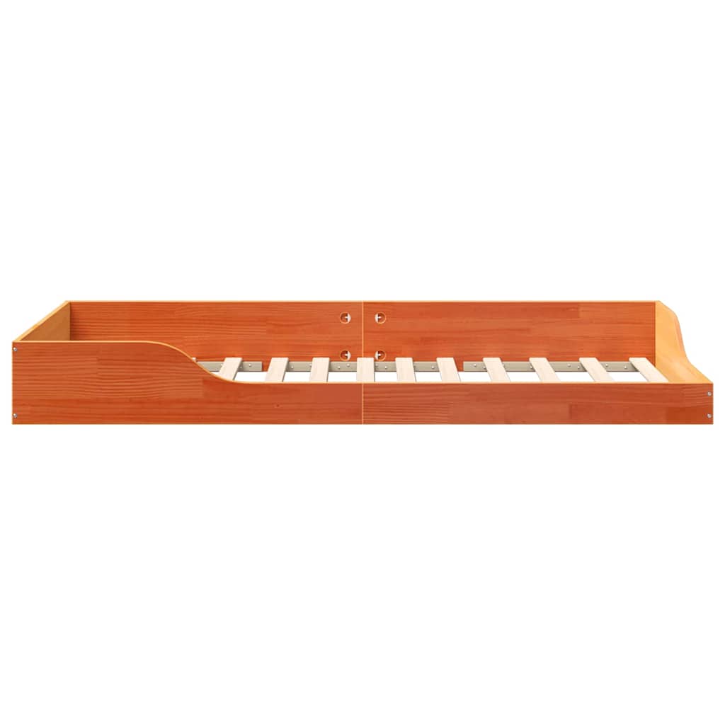Struttura del letto Marrone cerato 90 x 200 cm Pino massello | homemem39