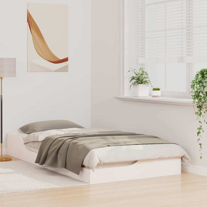 Struttura del letto Bianco 90 x 190 cm Pino massello | homemem39