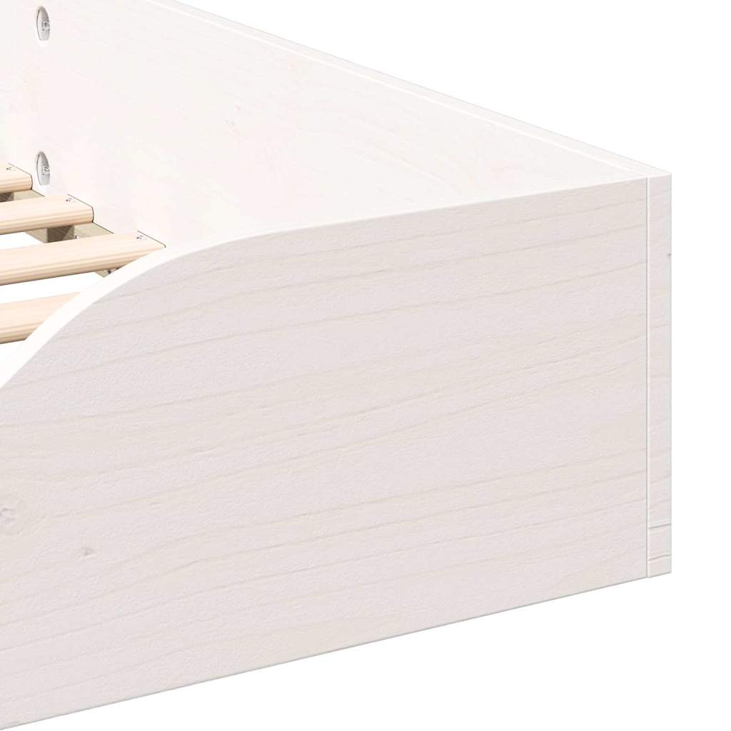 Struttura del letto Bianco 75 x 190 cm Pino massello | homemem39
