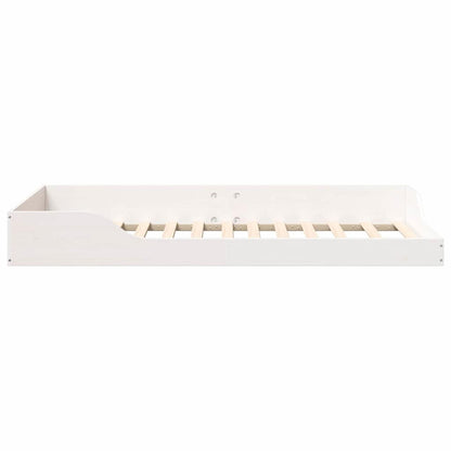 Struttura del letto Bianco 75 x 190 cm Pino massello | homemem39