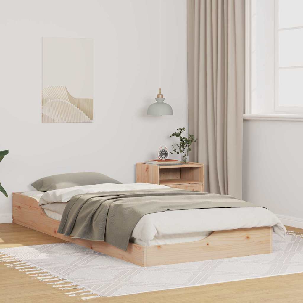 Struttura del letto Marrone 80 x 210 cm Pino massello | homemem39