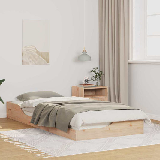 Struttura del letto Marrone 80 x 210 cm Pino massello | homemem39