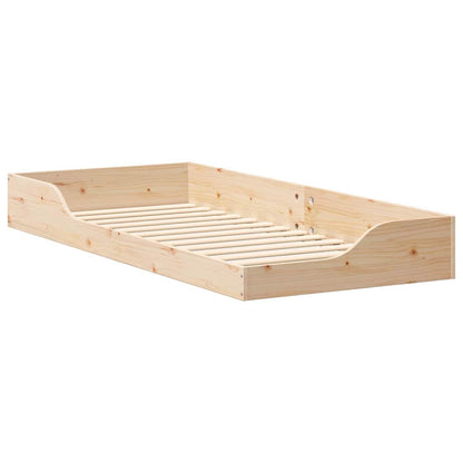 Struttura del letto Marrone 80 x 210 cm Pino massello | homemem39