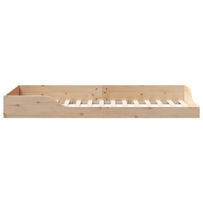 Struttura del letto Marrone 80 x 210 cm Pino massello | homemem39