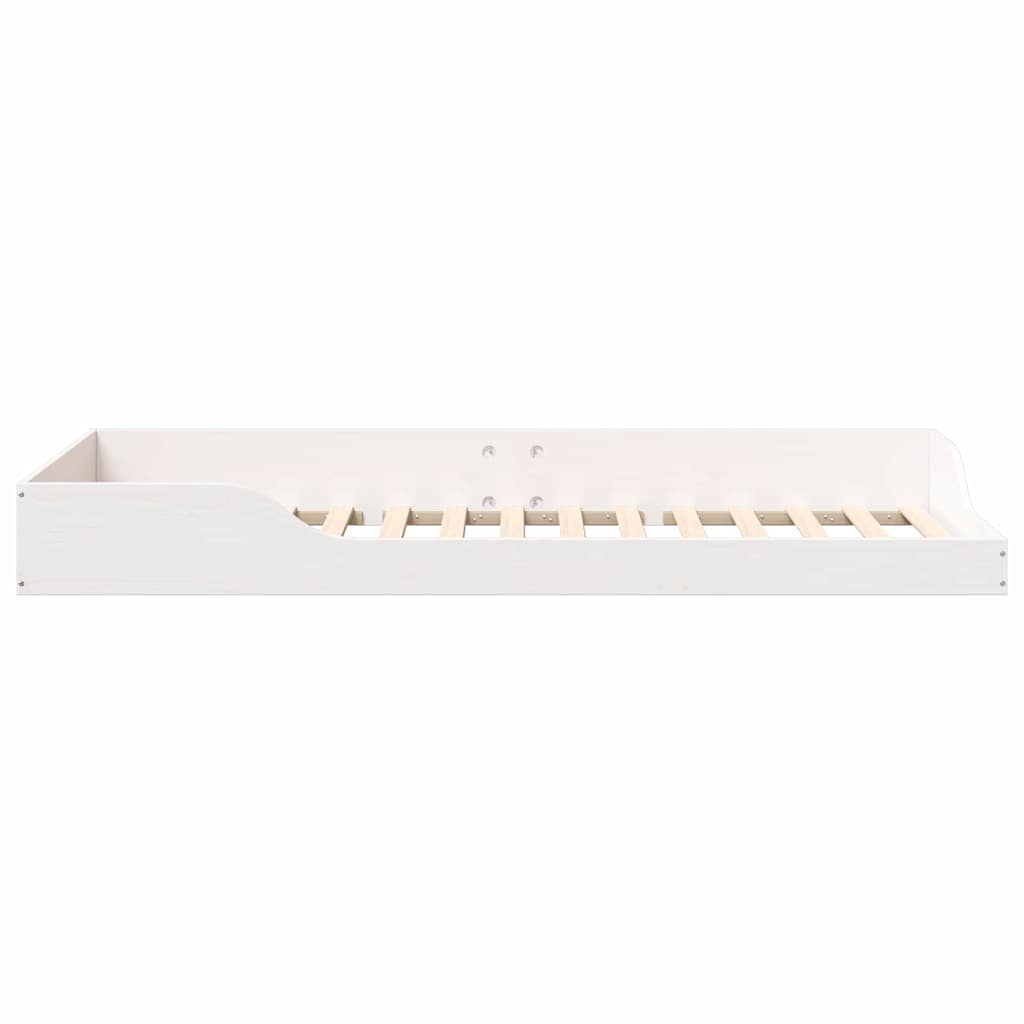Struttura del letto Bianco 90 x 210 cm Pino massello