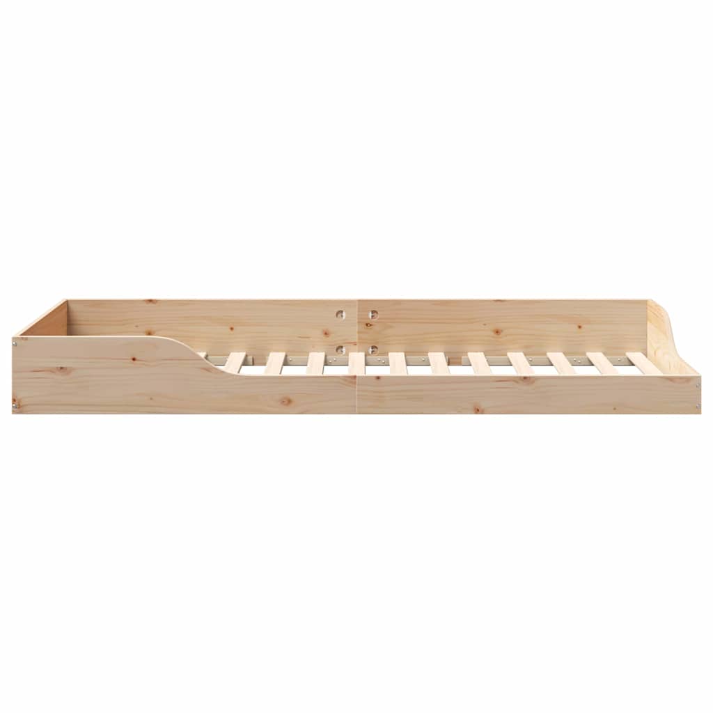 Struttura del letto Marrone 100 x 210 cm Pino massello | homemem39
