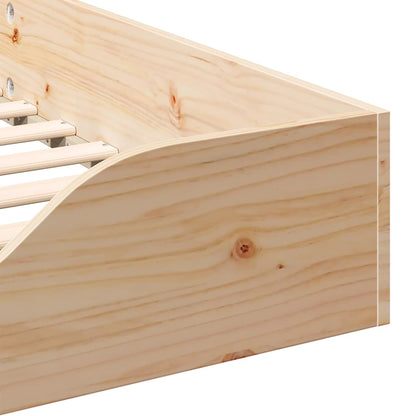 Struttura del letto Marrone 80 x 220 cm Pino massello | homemem39