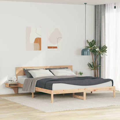 Struttura del letto Marrone 180 x 200 cm Pino massello | homemem39
