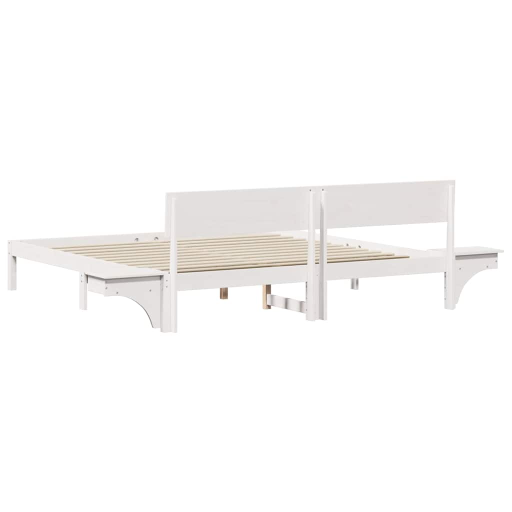 Struttura del letto Bianco 180 x 200 cm Pino massello | homemem39