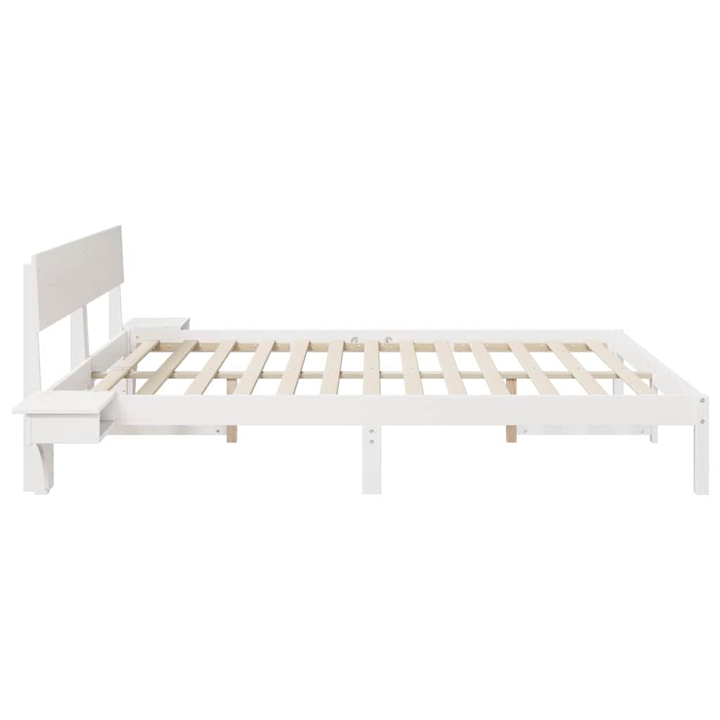 Struttura del letto Bianco 180 x 200 cm Pino massello | homemem39
