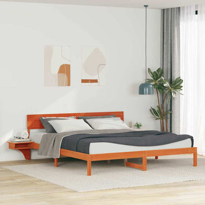 Struttura del letto Marrone cerato 180 x 200 cm Pino massello | homemem39