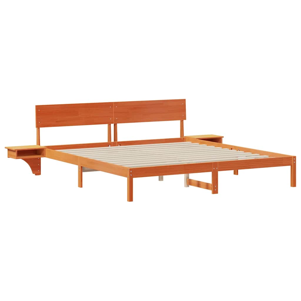Struttura del letto Marrone cerato 180 x 200 cm Pino massello | homemem39