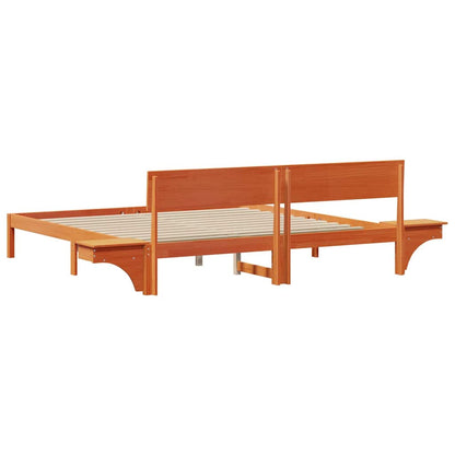 Struttura del letto Marrone cerato 180 x 200 cm Pino massello