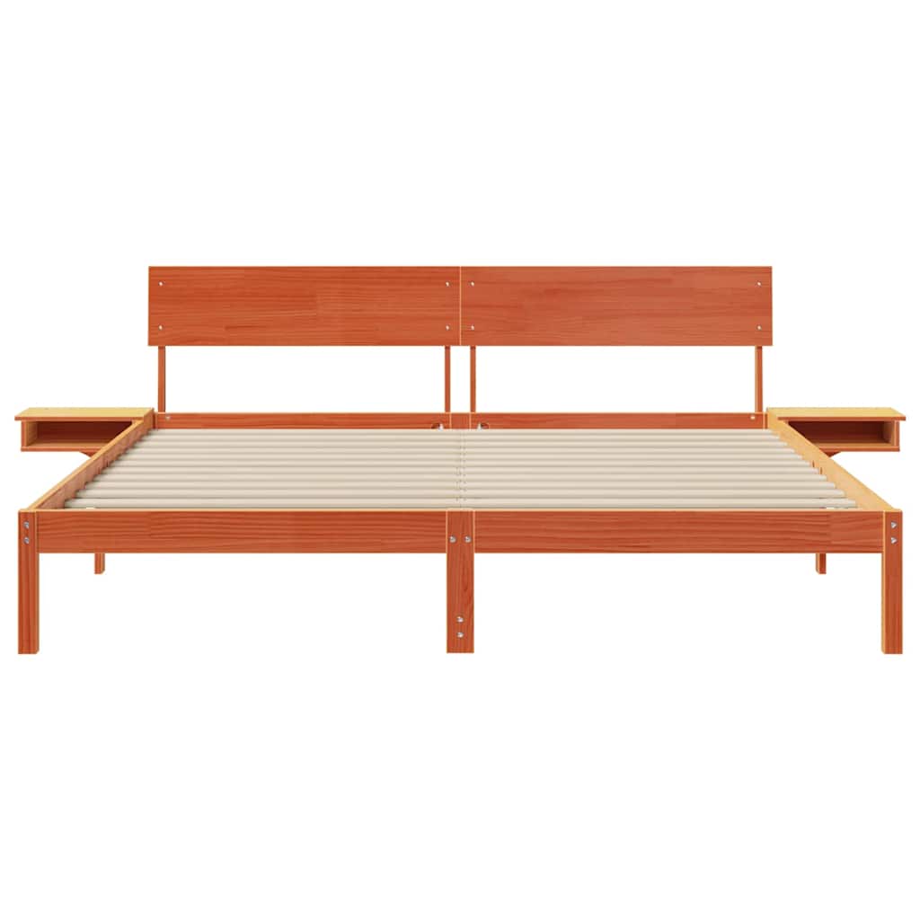 Struttura del letto Marrone cerato 180 x 200 cm Pino massello | homemem39