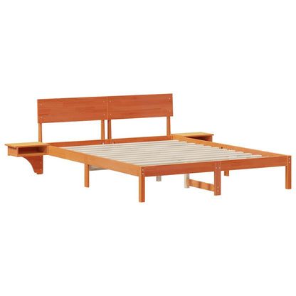 Struttura del letto Marrone cerato 150 x 200 cm Pino massello | homemem39