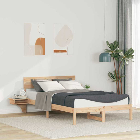 Struttura del letto Marrone 140 x 200 cm Pino massello | homemem39