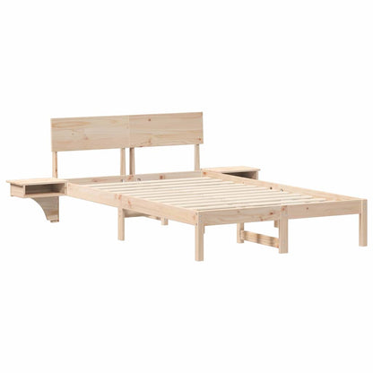 Struttura del letto Marrone 120 x 200 cm Pino massello | homemem39
