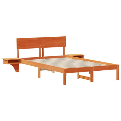 Struttura del letto Marrone cerato 120 x 190 cm Pino massello | homemem39