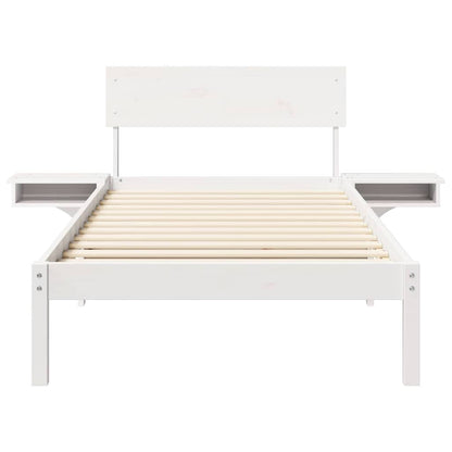 Struttura del letto Bianco 80 x 200 cm Pino massello | homemem39