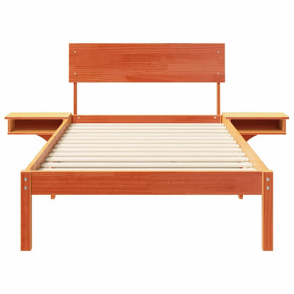 Struttura del letto Marrone cerato 80 x 200 cm Pino massello | homemem39