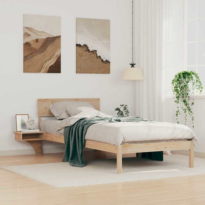 Struttura del letto Marrone 90 x 190 cm Pino massello | homemem39