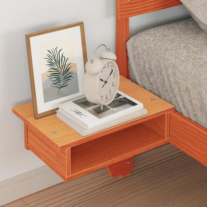 Struttura del letto Marrone cerato 75 x 190 cm Pino massello