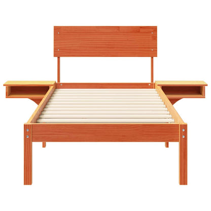 Struttura del letto Marrone cerato 75 x 190 cm Pino massello | homemem39