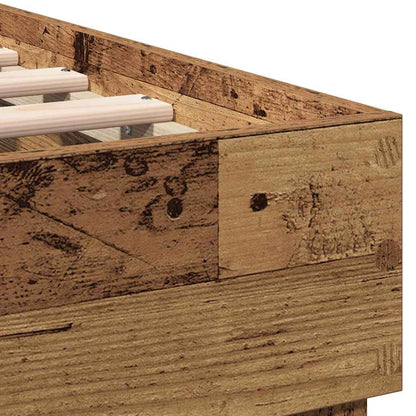 Struttura del letto Legno vecchio 203 x 185 x 70 cm | homemem39