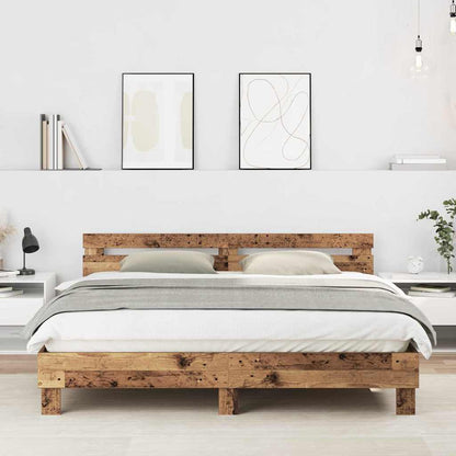 Struttura del letto Legno vecchio 203 x 185 x 70 cm | homemem39