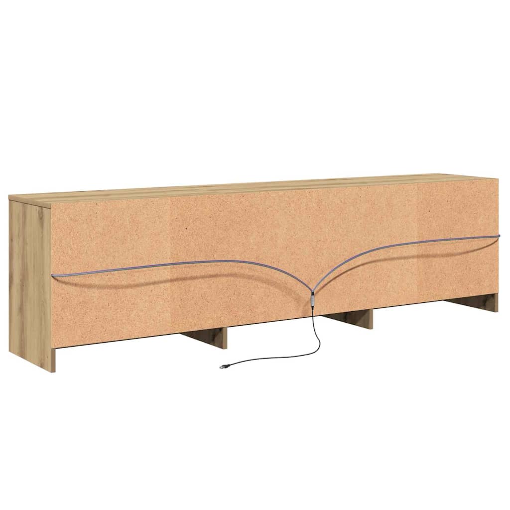 Unità TV 2 pcs Rovere artigianale 180 x 34 x 50 cm