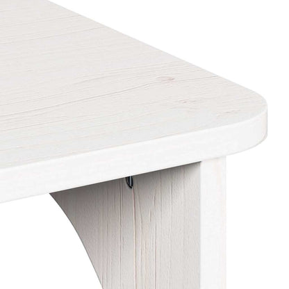 Tavolino da salotto Bianco 80 x 50 x 31 cm | homemem39