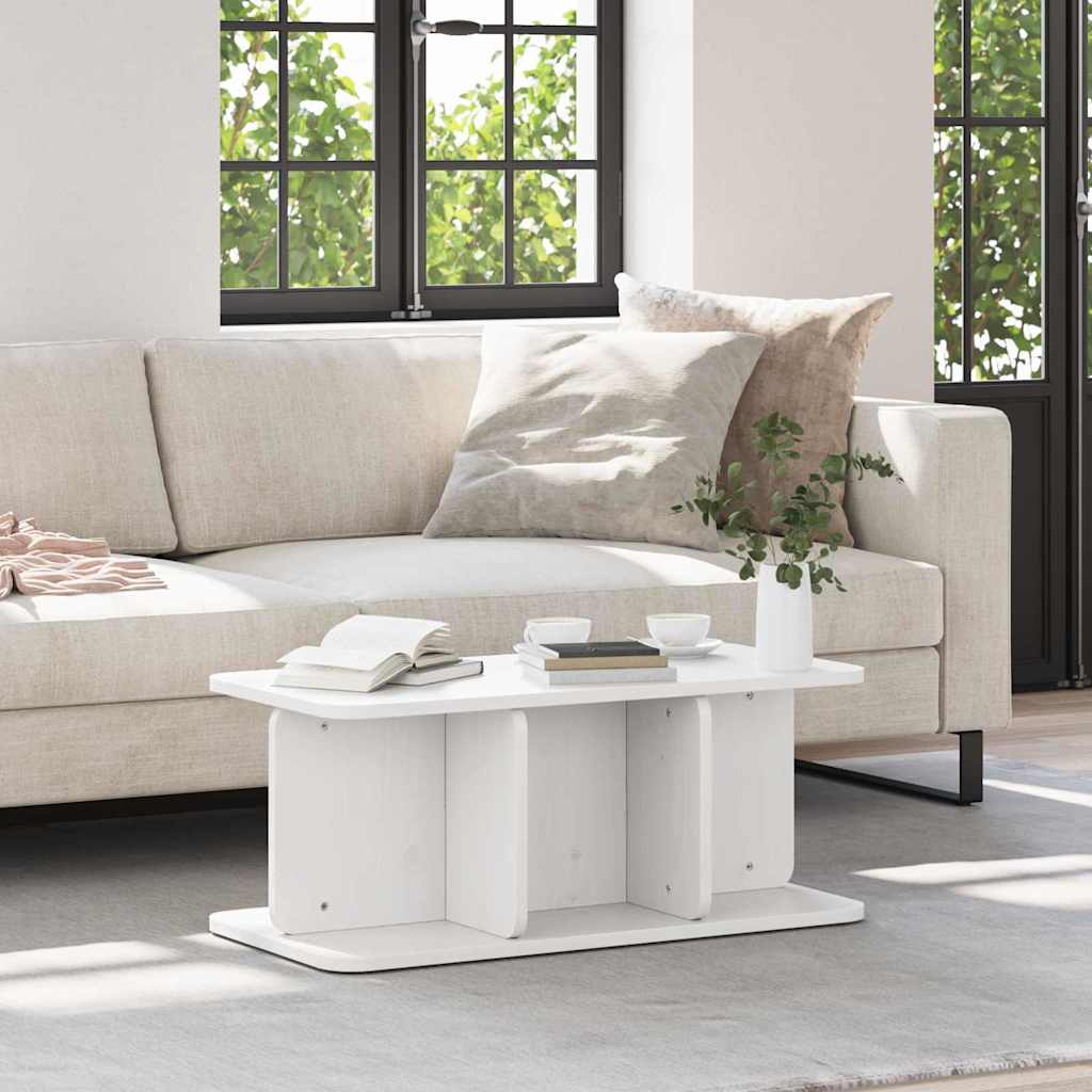 Tavolino da salotto Bianco 80 x 39,5 x 33,5 cm
