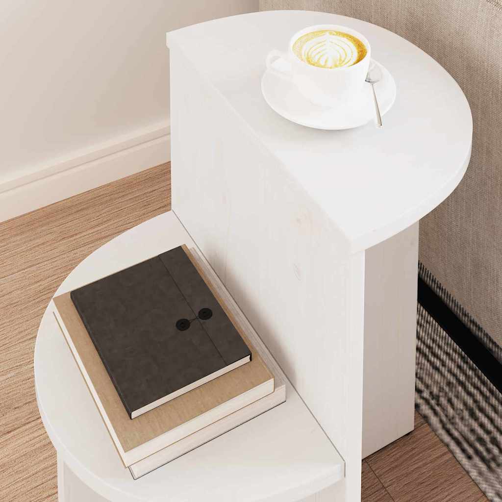 Tavolino da salotto Bianco 50 x 40 x 50 cm