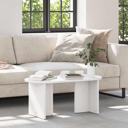 Tavolino da salotto Bianco 80 x 39,5 x 35 cm