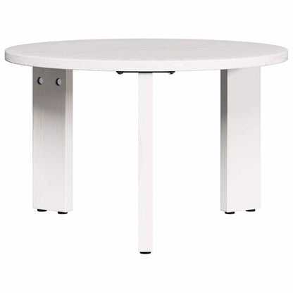 Tavolino da salotto 2 pcs Bianco Legno massello di pino