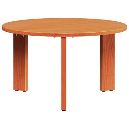 Tavolino da salotto 2 pcs Marrone cerato Legno massello di pino | homemem39