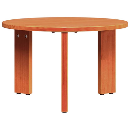 Tavolino da salotto 2 pcs Marrone cerato Legno massello di pino