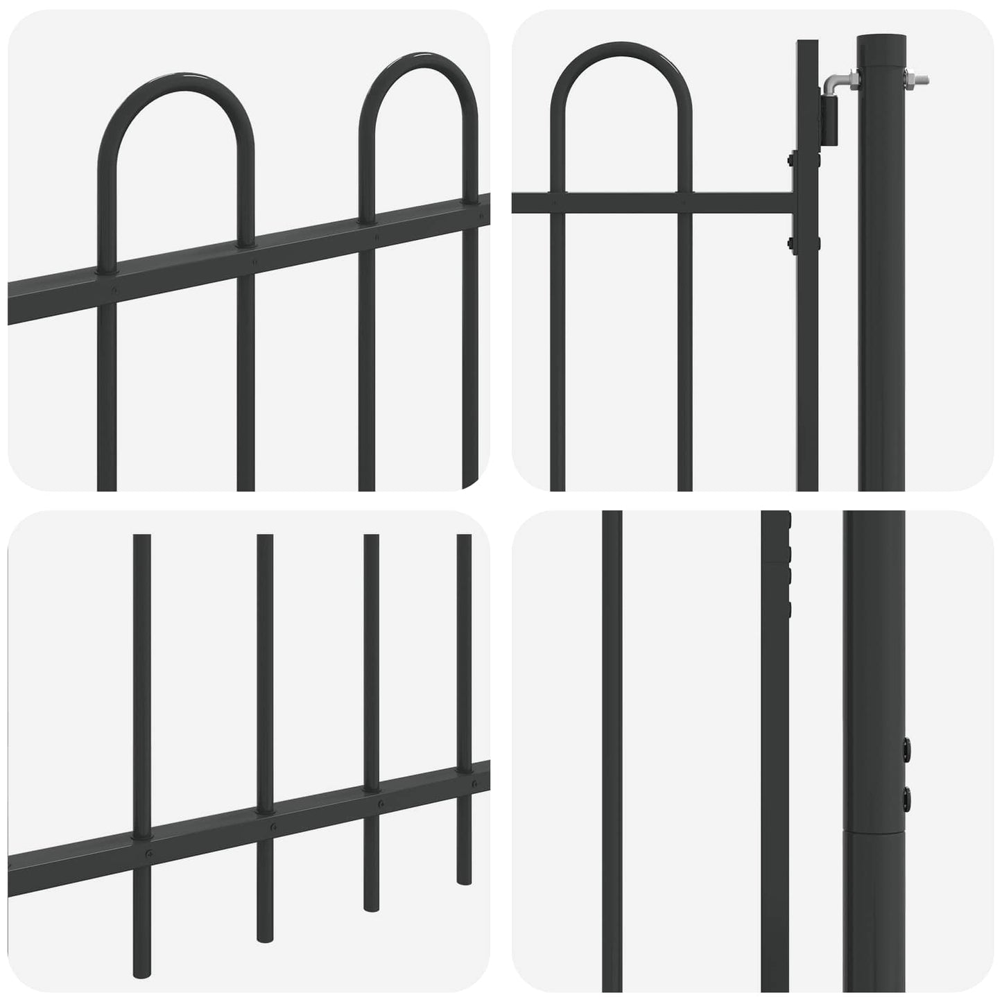 Cancello per recinzione BOXTEL 103 x 175 cm | homemem39