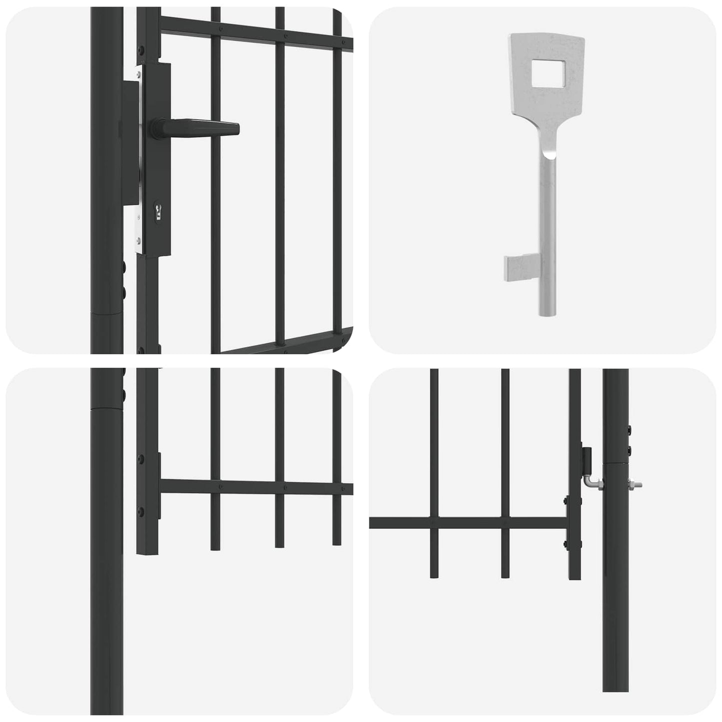 Cancello per recinzione BOXTEL 103 x 250 cm