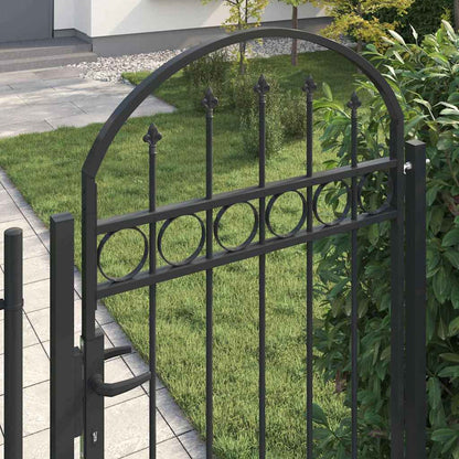 Palo della recinzione ASSEN 200 x 88 x 14 cm Acciaio Grigio