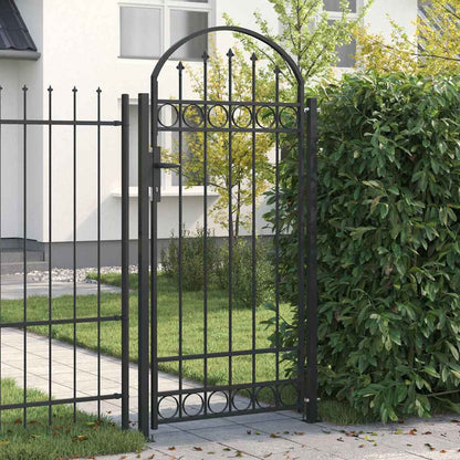 Palo della recinzione ASSEN 200 x 88 x 14 cm Acciaio Grigio