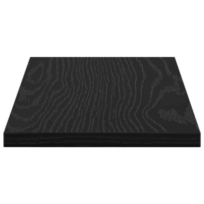 Scaffale 4 pcs Nero 40 x 20 x 1,5 cm Legno multistrato