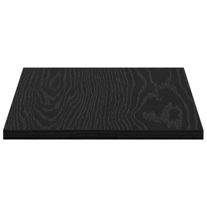 Scaffale 4 pcs Nero 40 x 30 x 1,5 cm Legno multistrato