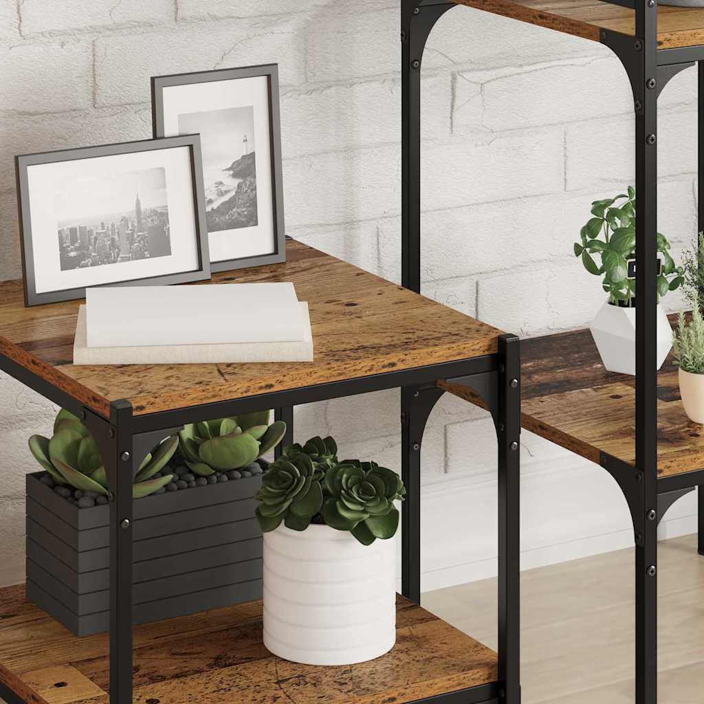 Scaffale 4 pcs Marrone 40 x 40 x 1,5 cm Legno multistrato