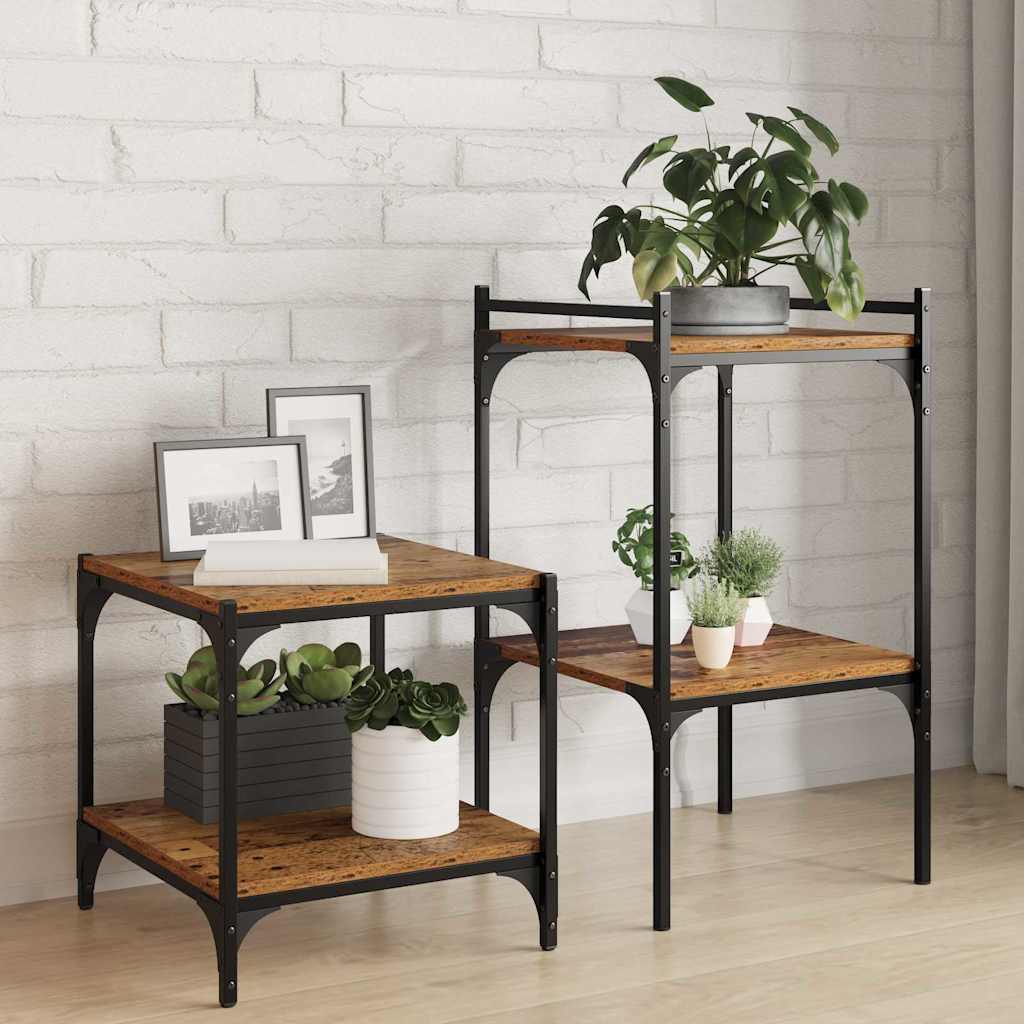 Scaffale 4 pcs Marrone 40 x 40 x 1,5 cm Legno multistrato