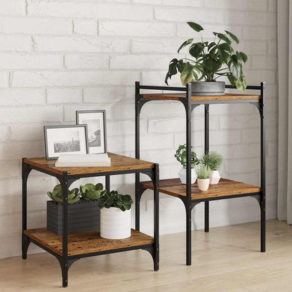 Scaffale 4 pcs Marrone 40 x 40 x 1,5 cm Legno multistrato