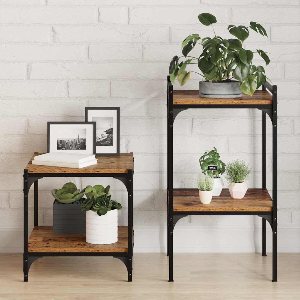 Scaffale 4 pcs Marrone 40 x 40 x 1,5 cm Legno multistrato